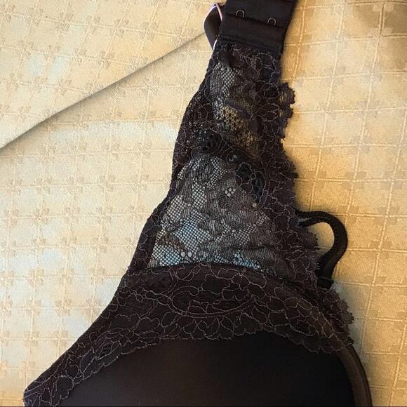 Victoria’s Secret 32DD/F70 black bra lace Dream Angels classic - Picture 9 of 10